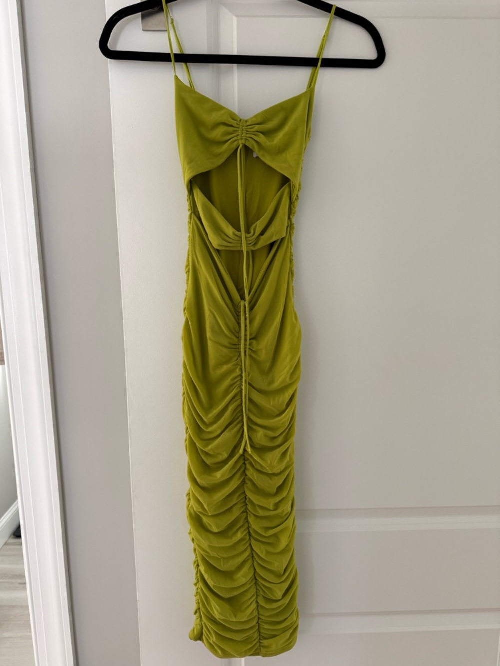 NWOT Oh Polly Green Cut Out Maxi Dress 0